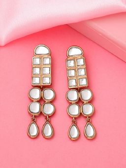 Estele - Gold Plated Gorgeous Kundan Earrings for Women